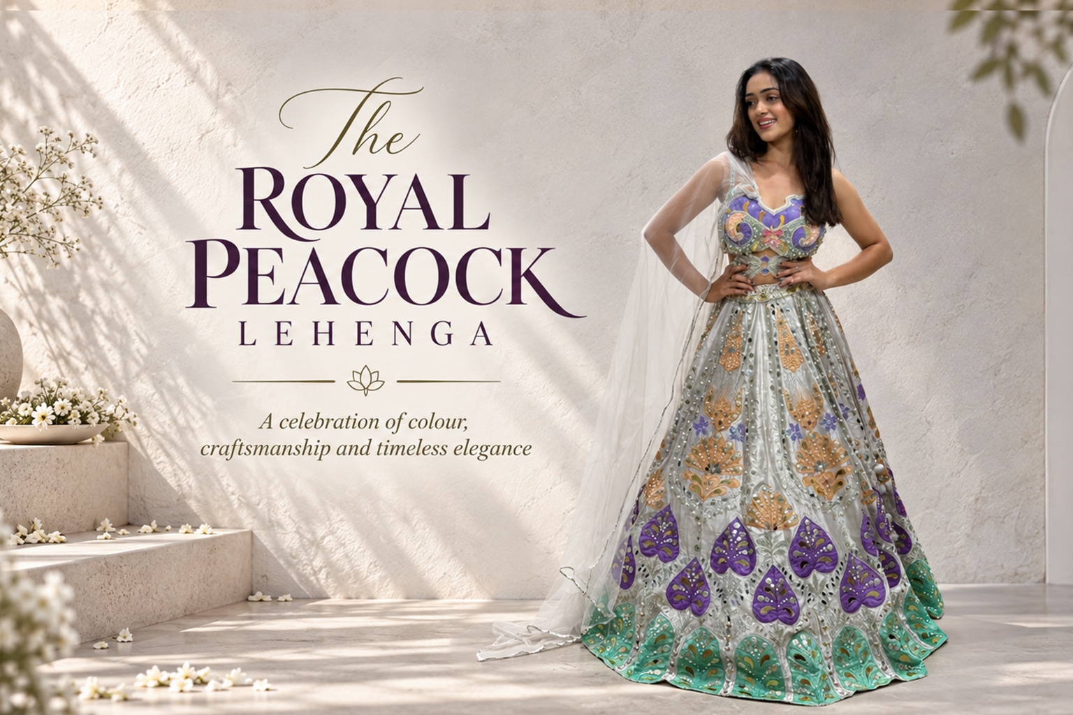 The Royal Peacock Lehenga